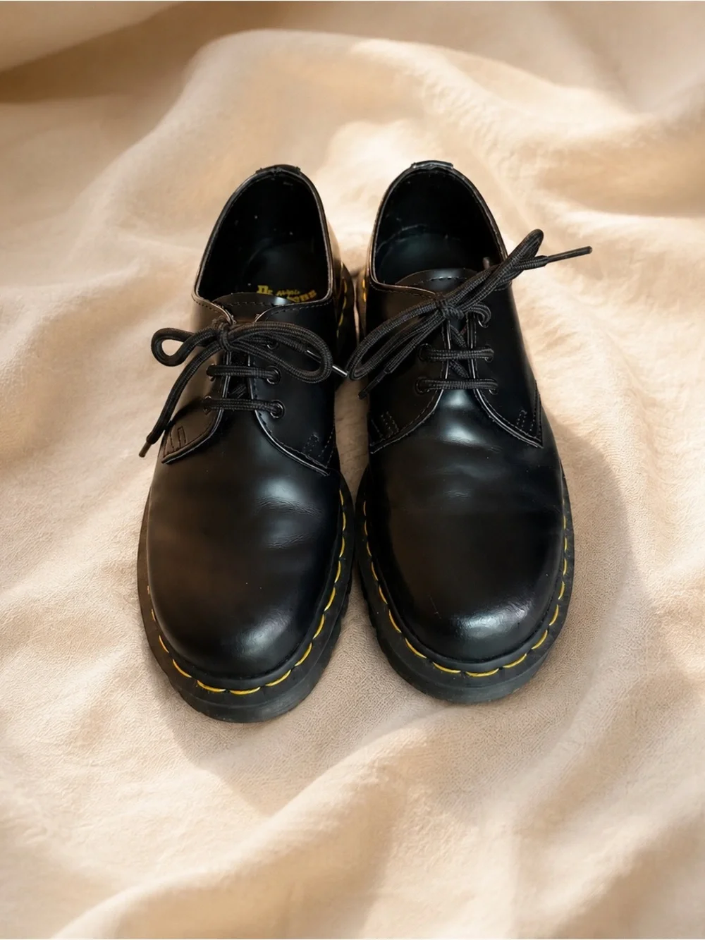 Dr. Martens 1461 Bex Black 3-Eye Casual Oxford Leather Shoes women’s 7
